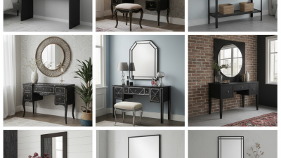 China Top 10 Black Dressing Table Styles for Your Bedroom Decor?
