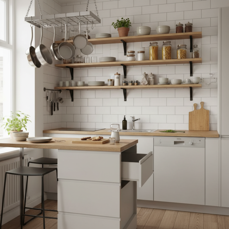 Why is Kitchen Storage Essential for Small Apartments?