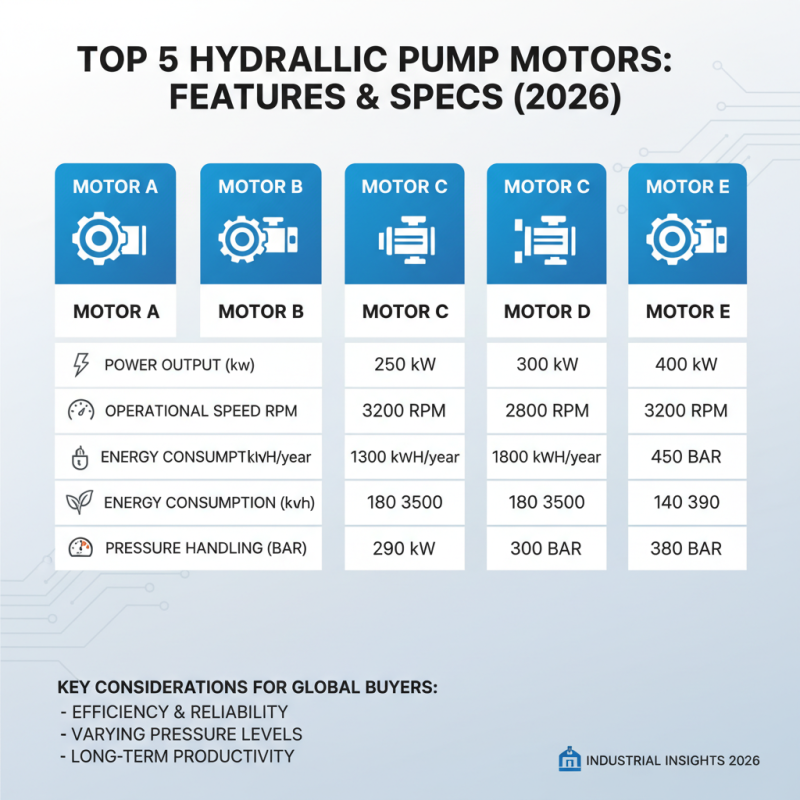 Top 5 Hydraulic Pump Motors for Global Buyers in 2026?