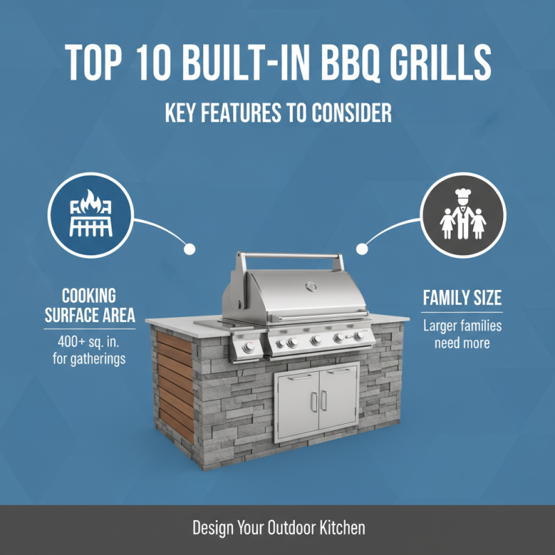 Top 10 Built in BBQ Grills for Your Outdoor Kitchen Design?
