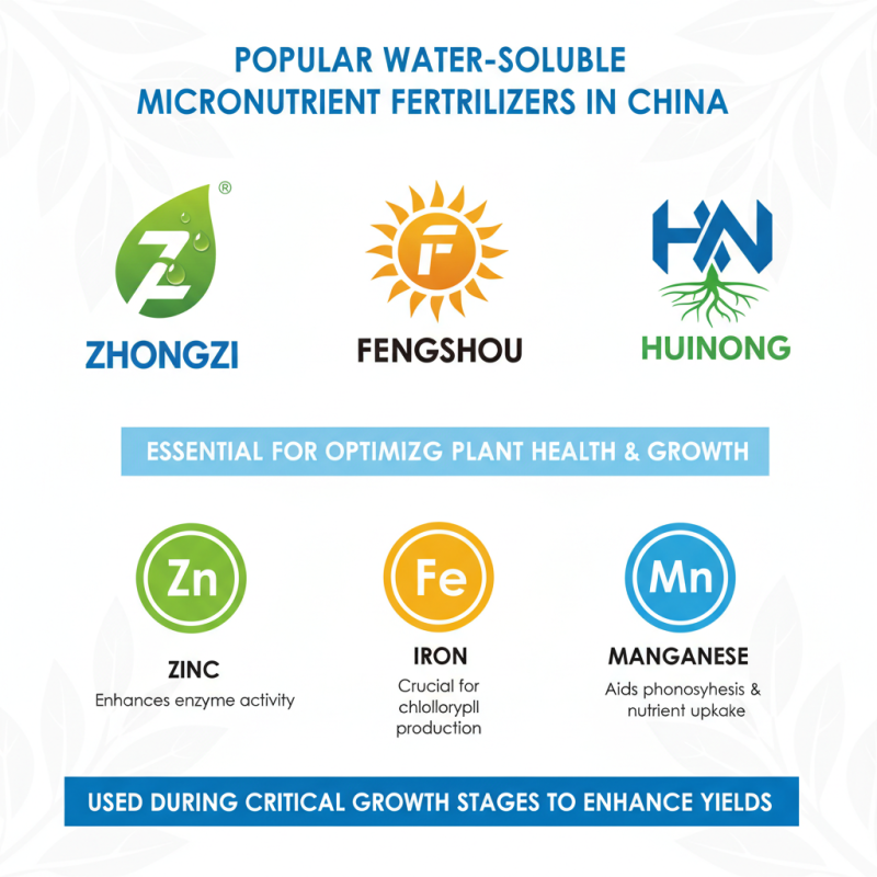 Discover the Best Water Soluble Micronutrient Fertilizers in China?