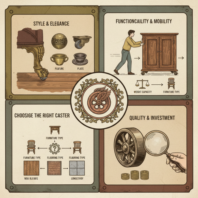 2026 Best Antique Metal Casters for Your Home Furniture Needs?