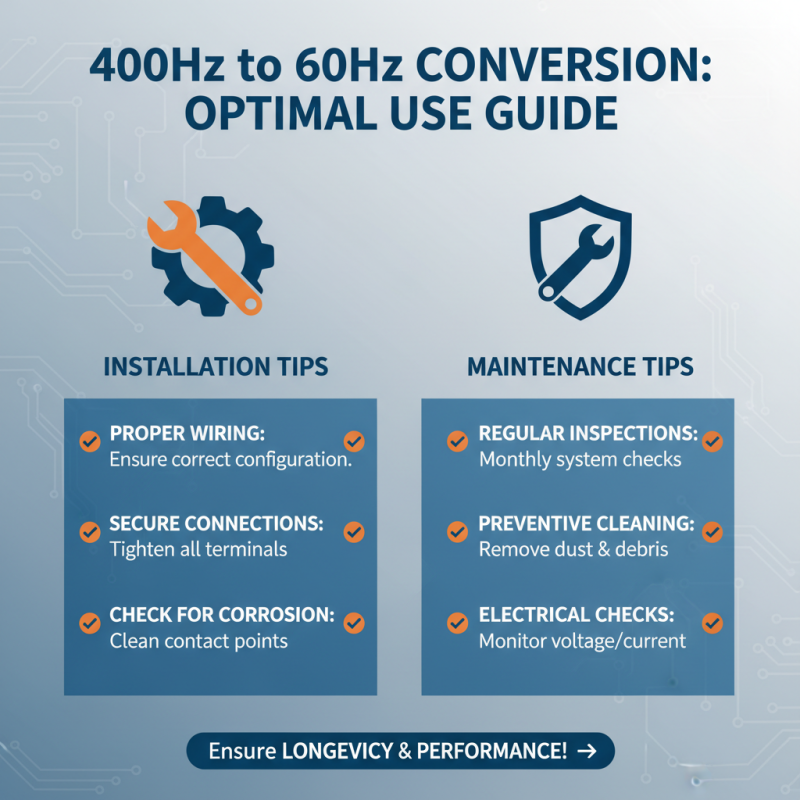 Best 400Hz to 60Hz Converter Options for Global Buyers?