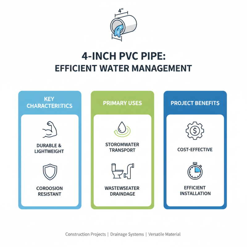Top 10 Uses for 4 PVC Pipe in Construction Projects?