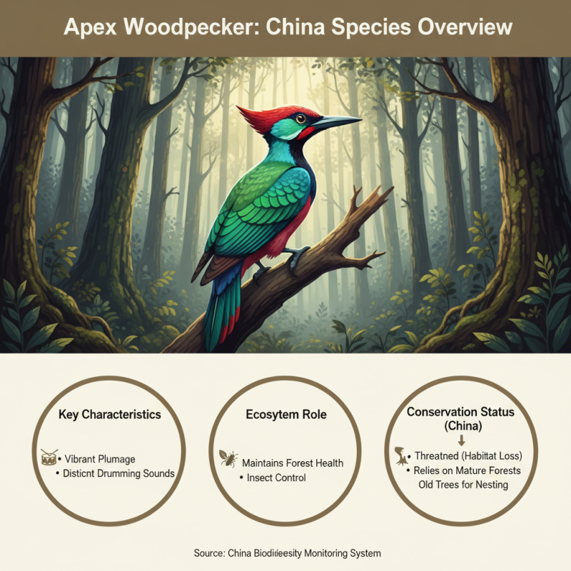 Discover the Apex Woodpecker Habitat and Behavior in China Top Regions?