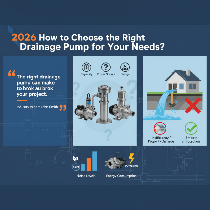 2026 How to Choose the Right Drainage Pump for Your Needs?