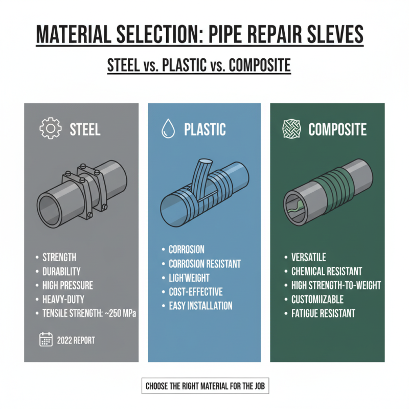 How to Choose the Right Internal Pipe Repair Sleeve for Your Needs?