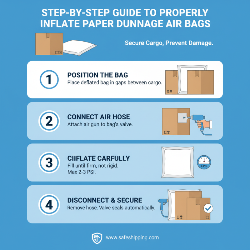 How to Use Paper Dunnage Air Bags for Safe Shipping?