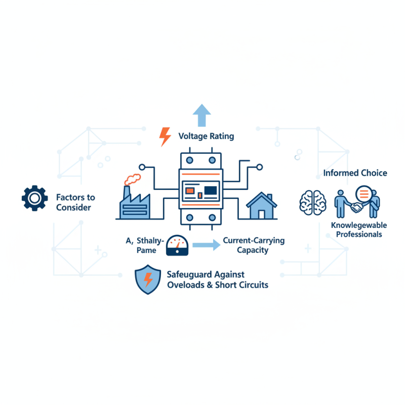 How to Select the Right MCCB Moulded Case Circuit Breaker?