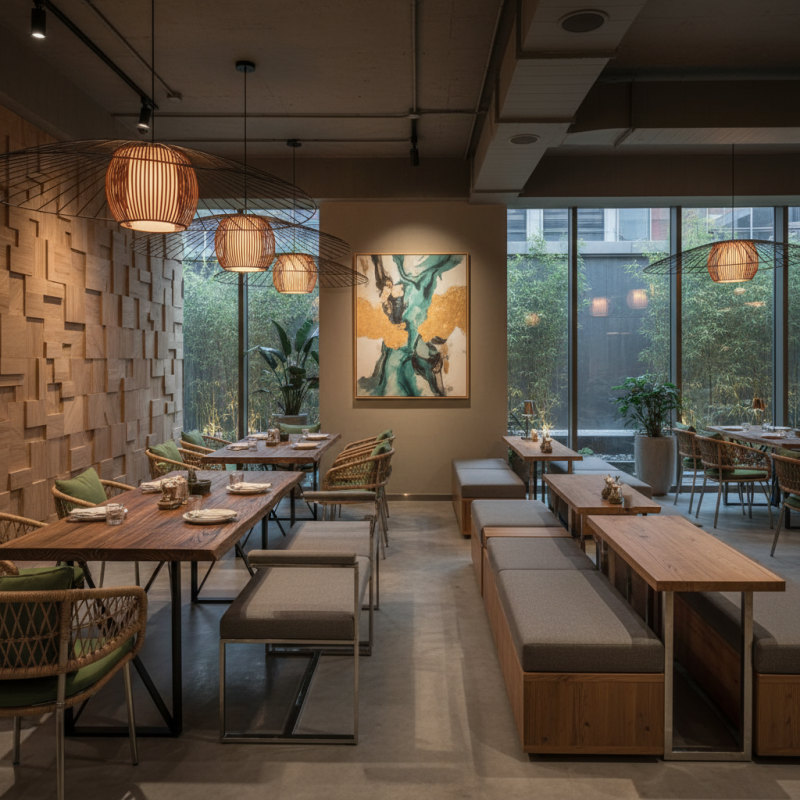 China Best Restaurant Furniture Design Trends for Modern Dining Spaces?