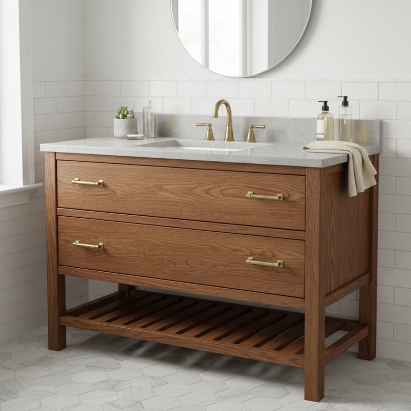 Top 10 Reasons Solid Wood is Best for Bathroom Vanities?