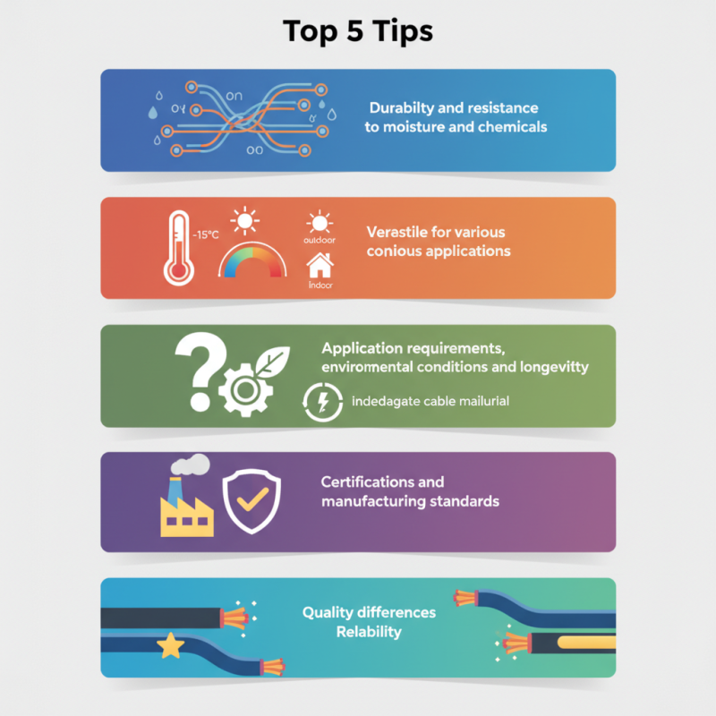Top 5 Tips for Choosing PVC Insulated Cable Material?