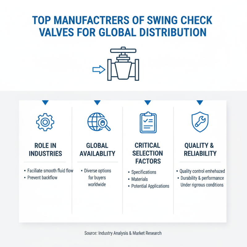 Top 2026 Swing Check Valve Options for Global Buyers?