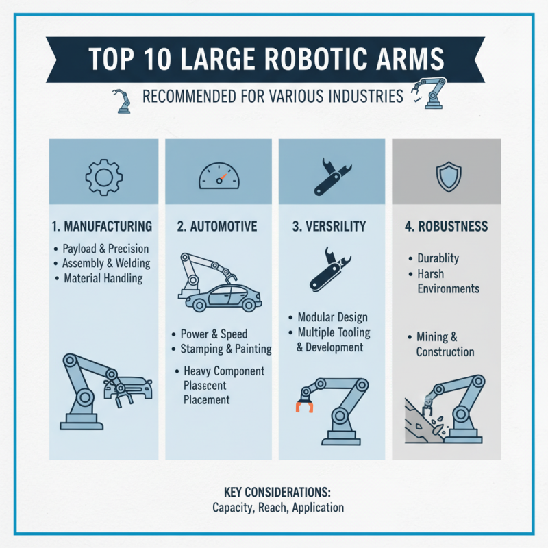 Top 10 Large Robotic Arms You Should Consider for Purchase?