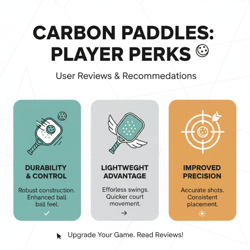 Top 10 Carbon Paddle Pickleball Options for Better Gameplay