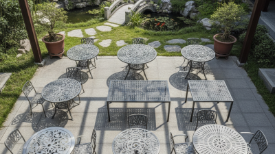 Top 10 Metal Garden Tables in China for Stylish Outdoor Spaces?