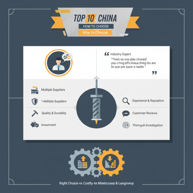 Top 10 Concrete Needle Suppliers in China How to Choose?