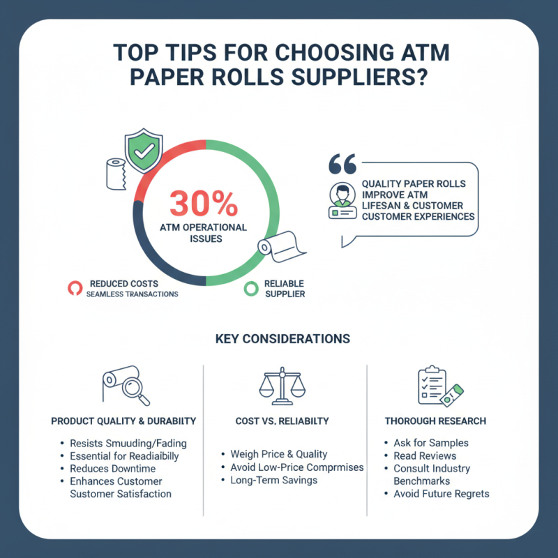 Top Tips for Choosing ATM Paper Rolls Suppliers?