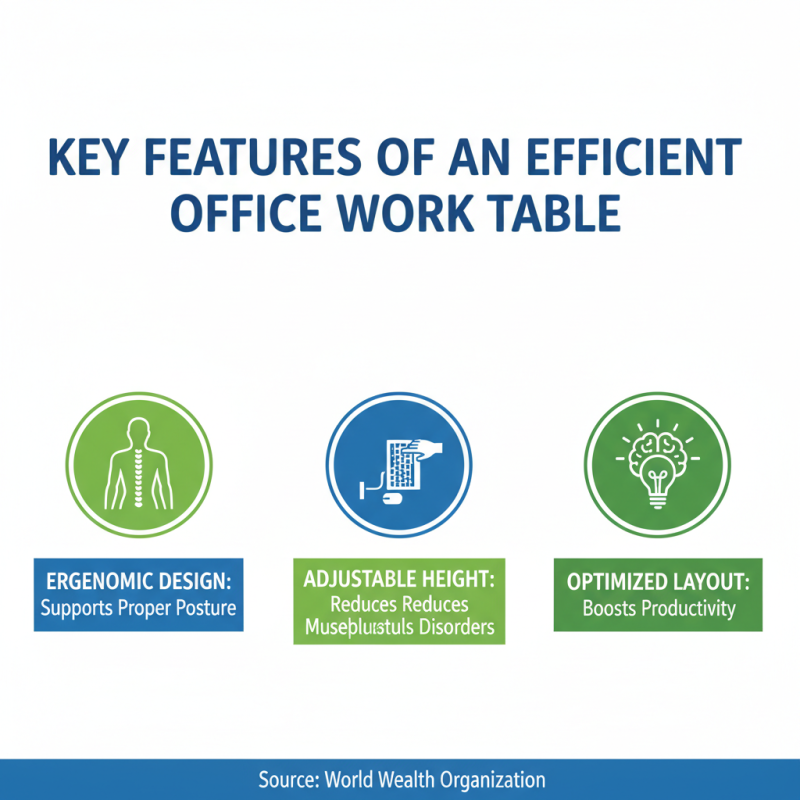 Why Choosing the Right Office Work Table is Essential for Productivity?