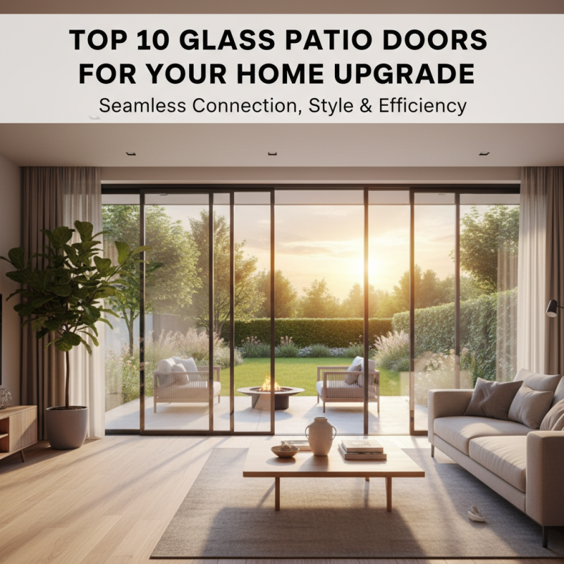 Top 10 Glass Patio Doors for Your Home Upgrade?