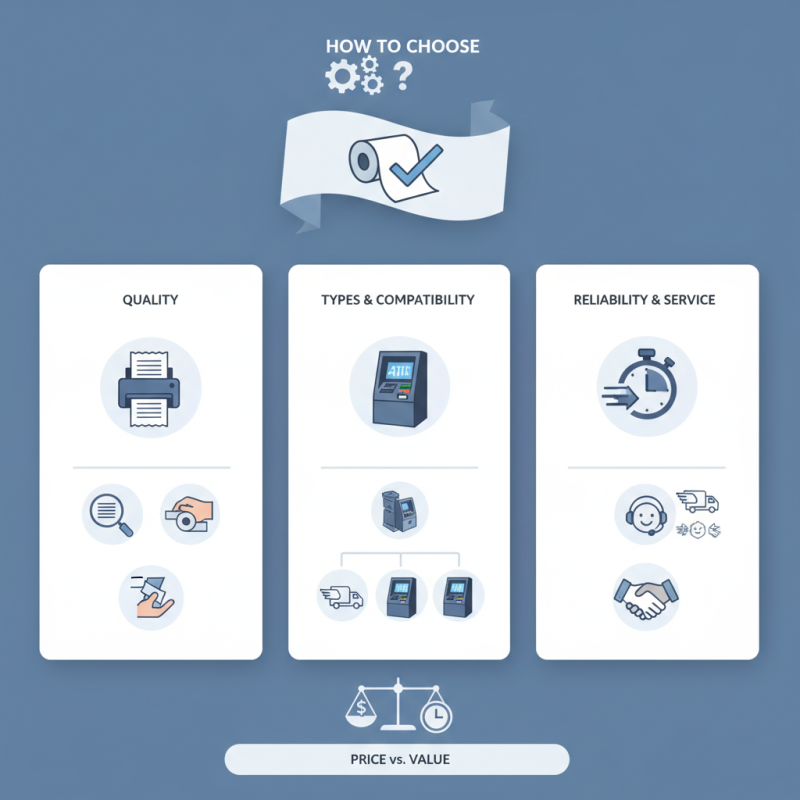 How to Choose the Best ATM Paper Rolls Suppliers for Your Needs?