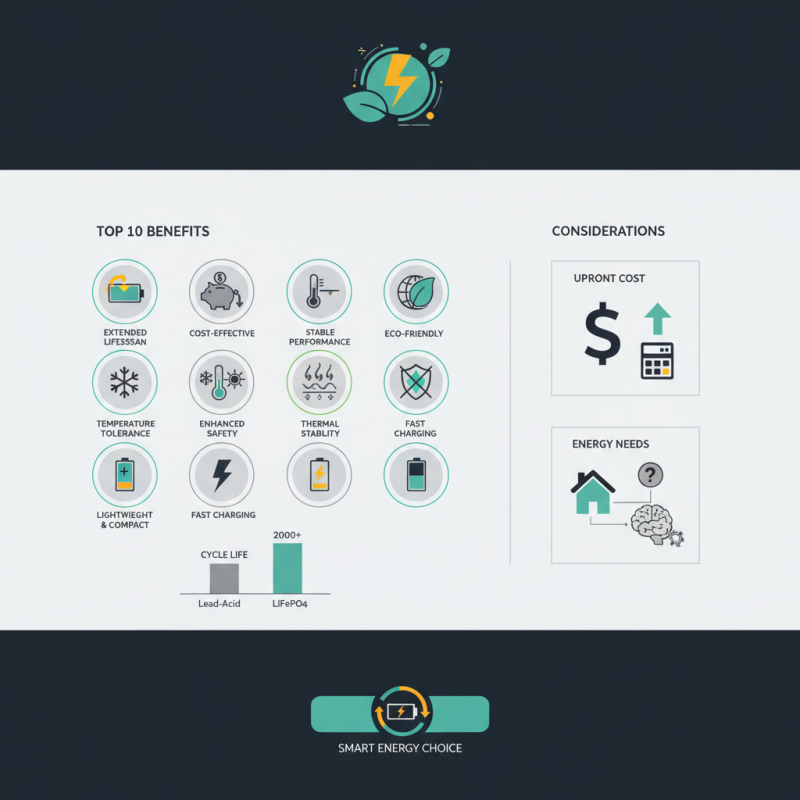 Top 10 Benefits of Using a 12.8v Lifepo4 Battery for Your Energy Needs