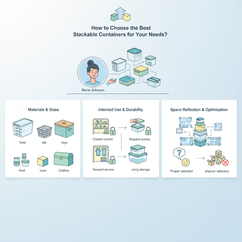 How to Choose the Best Stackable Containers for Your Needs?