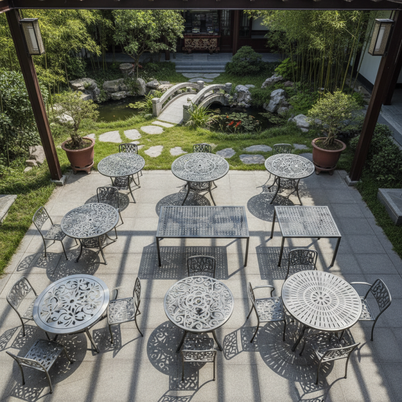 Top 10 Metal Garden Tables in China for Stylish Outdoor Spaces?