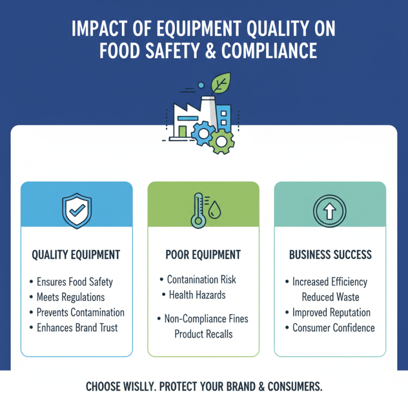Why Choose the Right Food Manufacturing Equipment for Your Business?