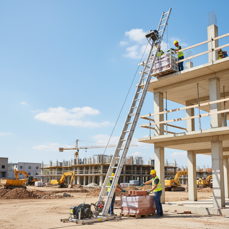 Top 10 Benefits of Using a Ladder Hoist for Construction Projects?