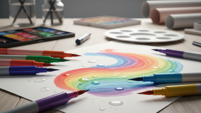 Where to Buy Top Quality Rainbow Brush Pens in China?