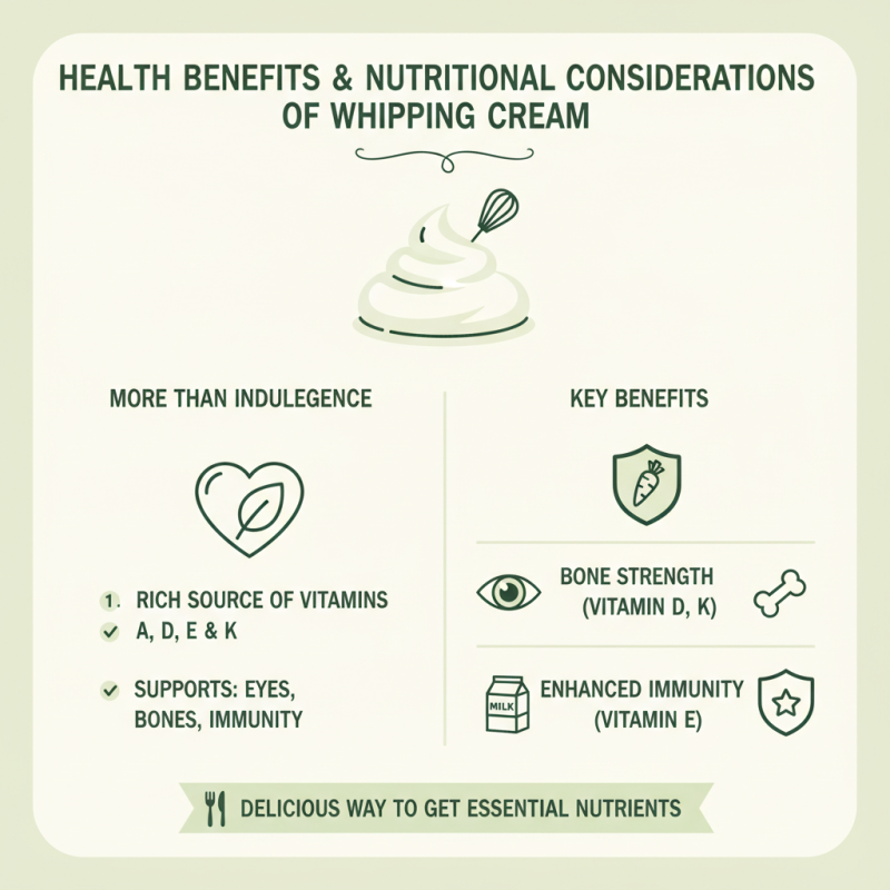 Why Choose Whipping Cream for Your Culinary Needs?