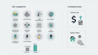 Top 10 Benefits of Using a 12.8v Lifepo4 Battery for Your Energy Needs