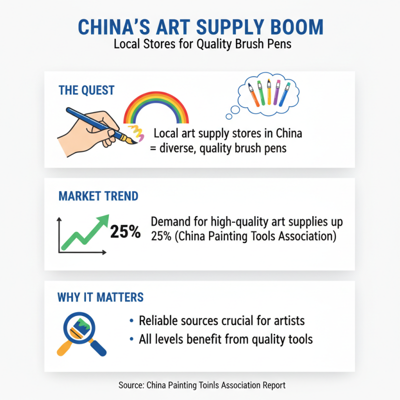 Where to Buy Top Quality Rainbow Brush Pens in China?