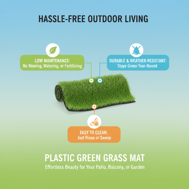 Top Benefits of Using Plastic Green Grass Mat for Your Outdoor Space?