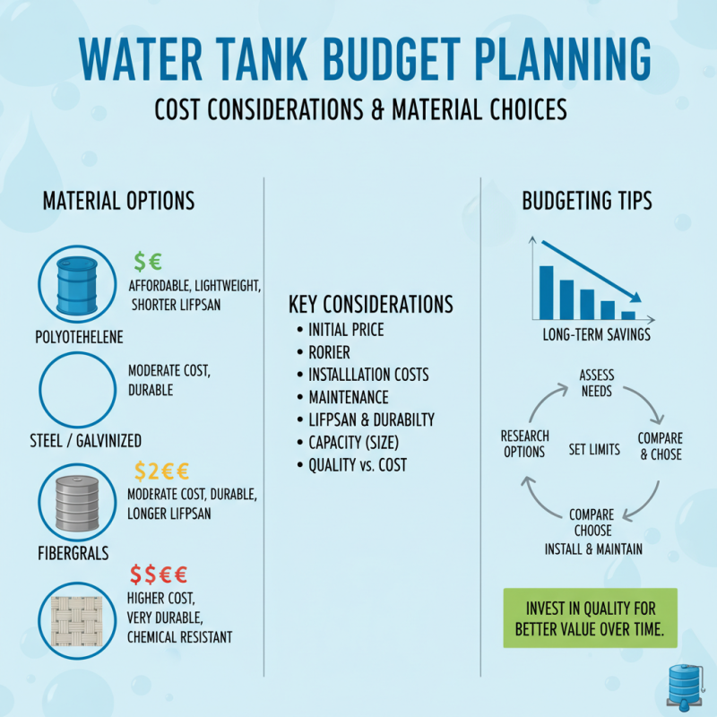 How to Choose the Right Water Tanks for Your Needs?