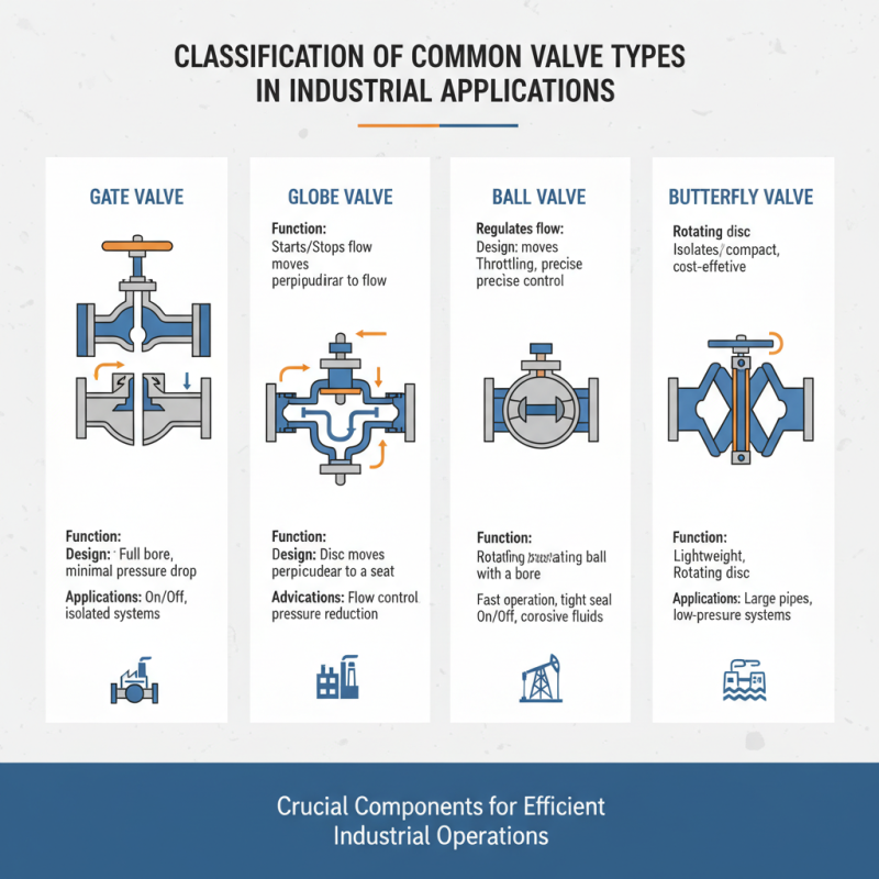 What are the Common Types of Valves in Industrial Use?