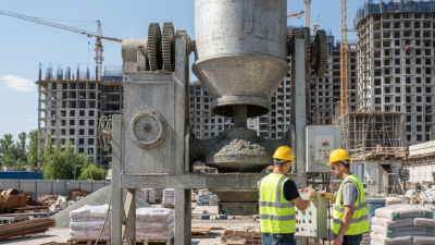 How to Choose the Best Vertical Concrete Mixer for Your Needs?