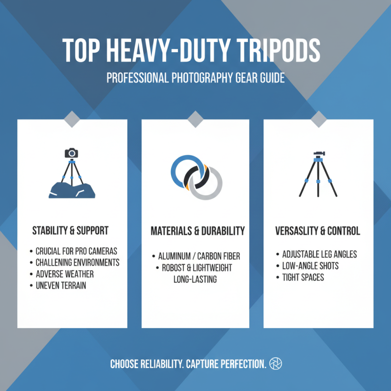 Best Heavy-Duty Camera Tripods for Professional Photography?
