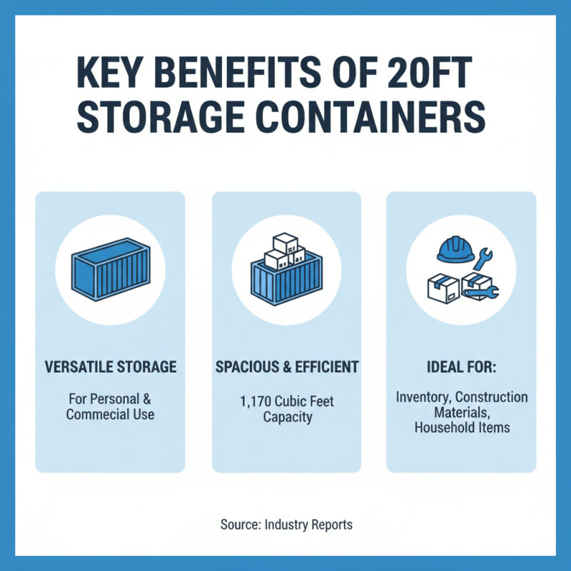 What is a 20ft storage container and how can it benefit you?