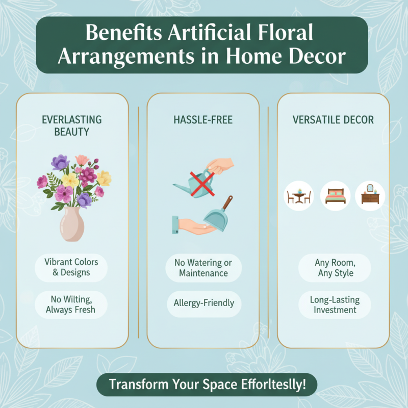 Why Choose Artificial Floral Arrangements For Home Decor?