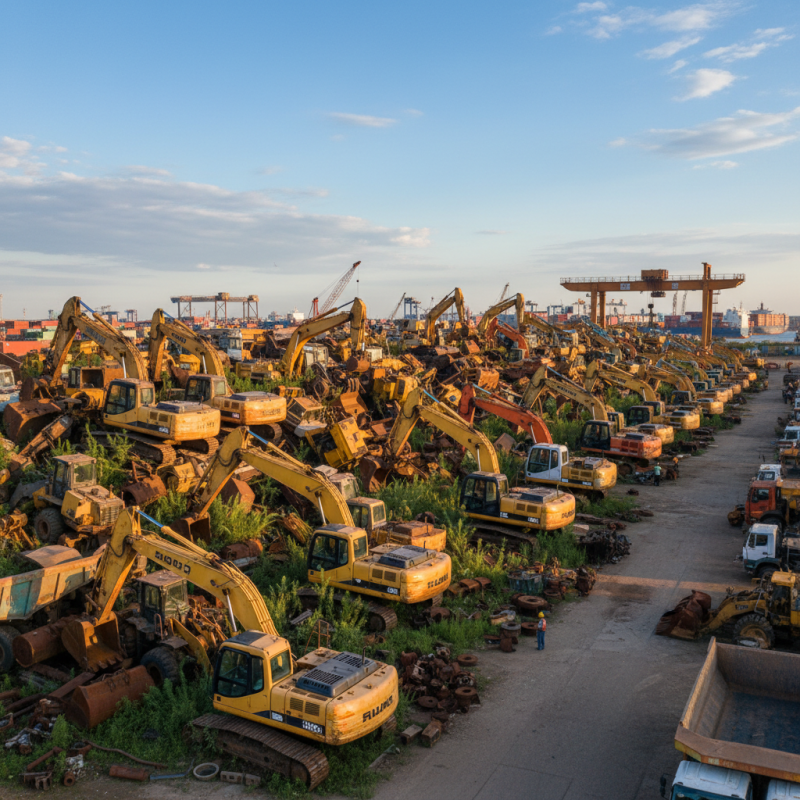 Top Heavy Equipment Salvage Yards in China for Global Buyers?