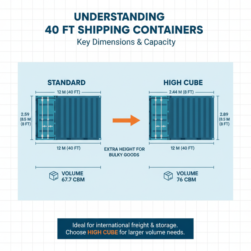 How to Source 40 ft Container for Shipping Needs?