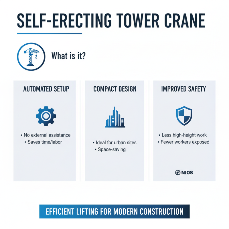 What is a self erecting tower crane and its benefits?