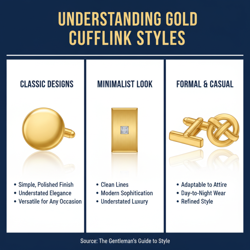 How to Choose the Best Gold Cufflinks for Your Style?