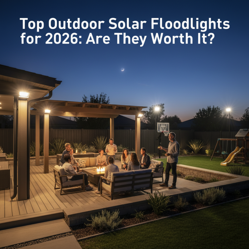 Top Outdoor Solar Floodlights for 2026 Are They Worth It?