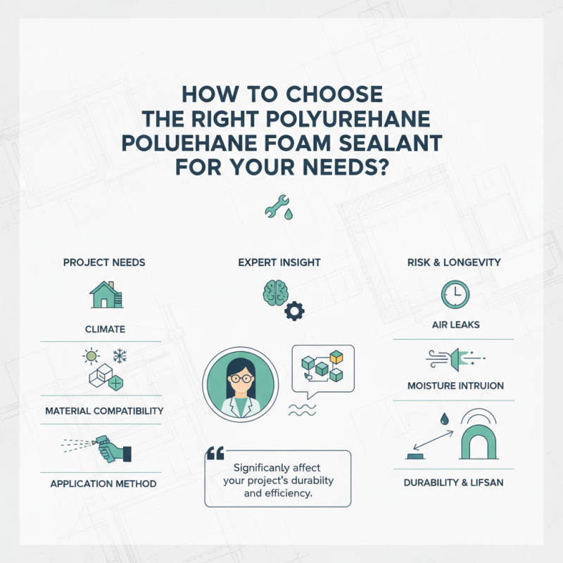 How to Choose the Right Polyurethane Foam Sealant for Your Needs?