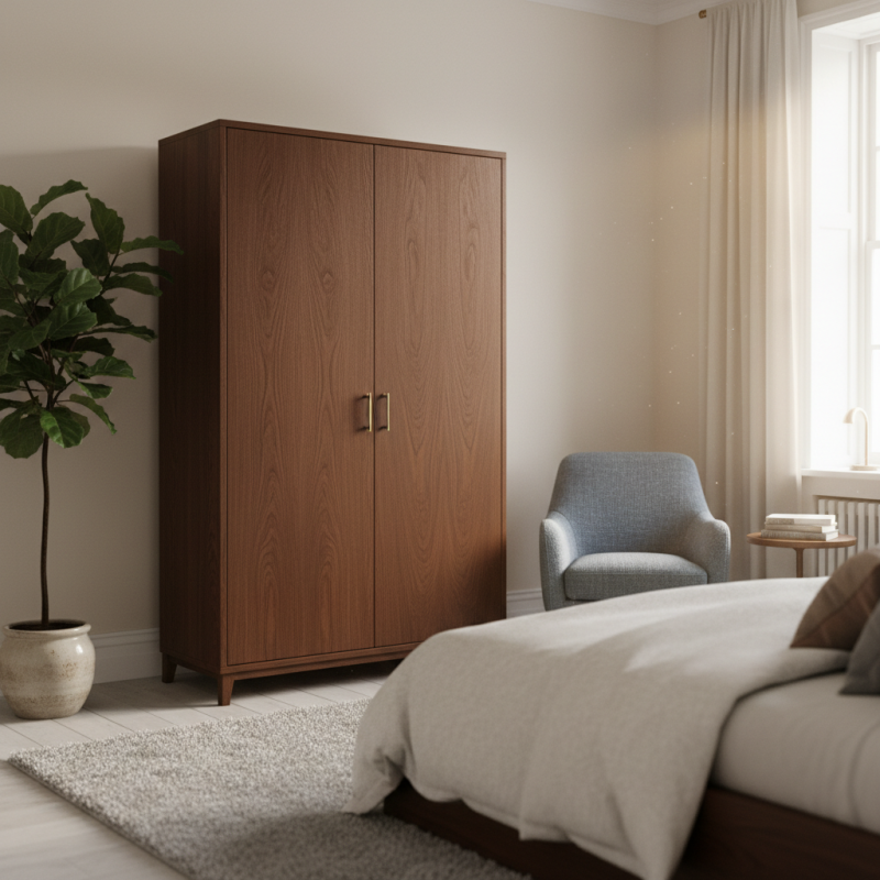 Why Choose a Wooden 2 Door Wardrobe for Your Home?