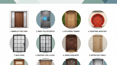 Top 10 Exterior Door Designs in China for Modern Homes?