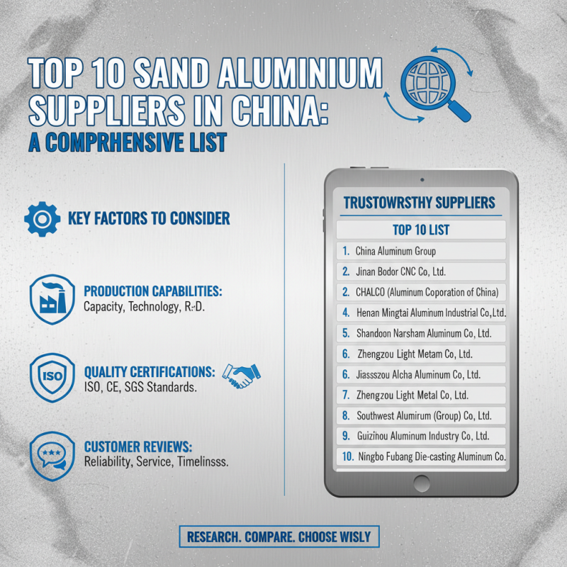 Top 10 Sand Aluminium Suppliers in China for Global Buyers?